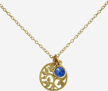 Gemshine Necklace in Gold: front