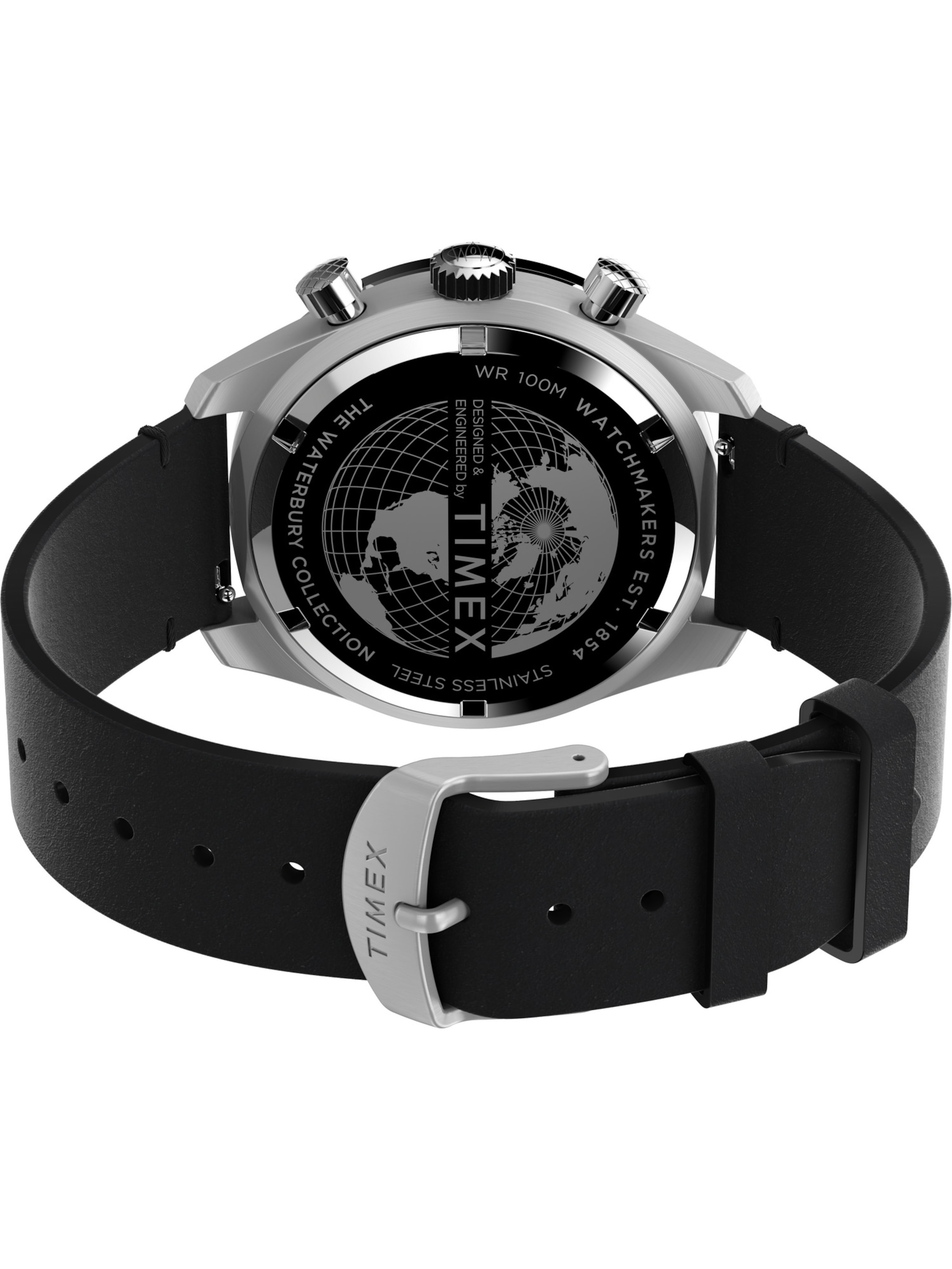 TIMEX Analoog horloge ' Waterbury Heritage Collection ' in Zwart