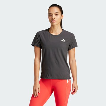 T-shirt fonctionnel 'Adizero' ADIDAS PERFORMANCE en noir : devant