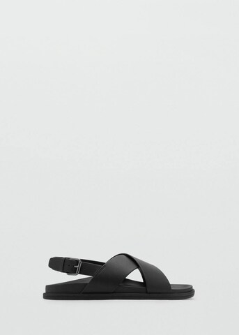 MANGO MAN Sandals 'Romana' in Black