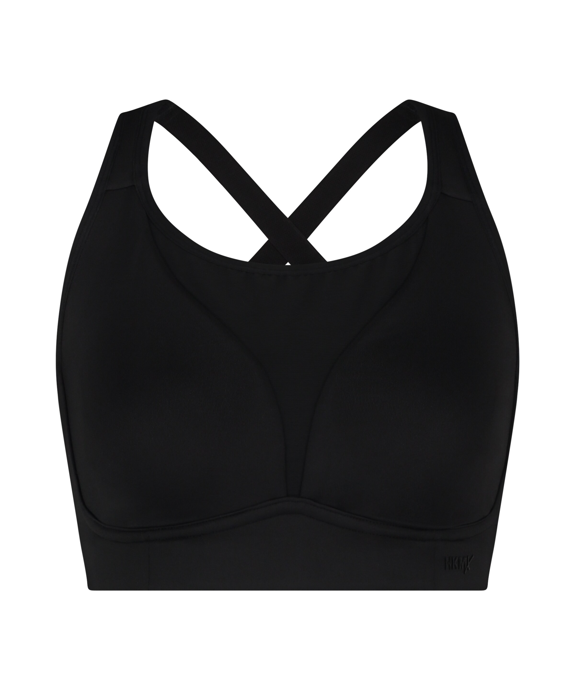Hunkemöller Bustier Sport-BH 'The Elite Level 3' in Schwarz: Vorderseite
