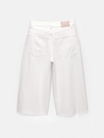 Loosefit Jean Pull&Bear en blanc