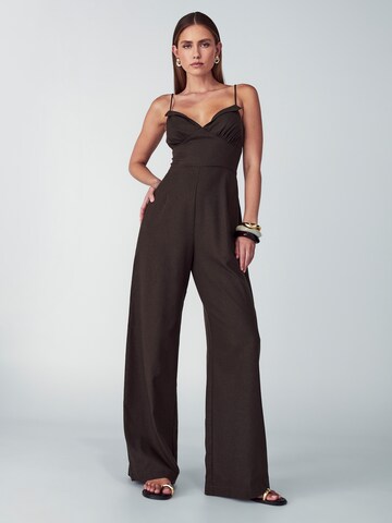 Willa Jumpsuit 'Palms' in Bruin