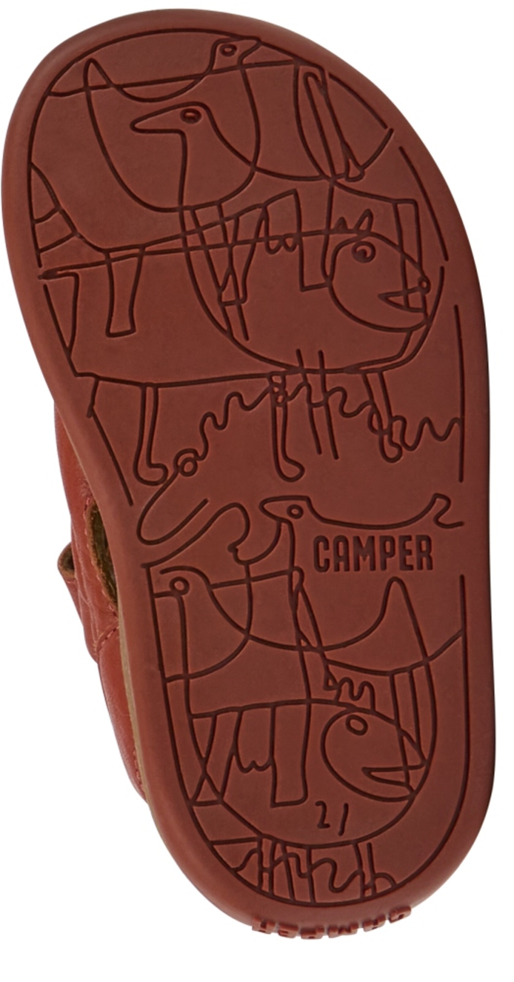 Calzatura aperta 'Bicho' di CAMPER in rosso