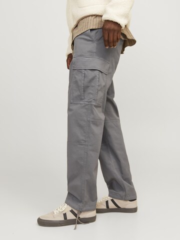 JACK & JONES Loosefit Cargobroek 'JJKarl Harlow' in Grijs