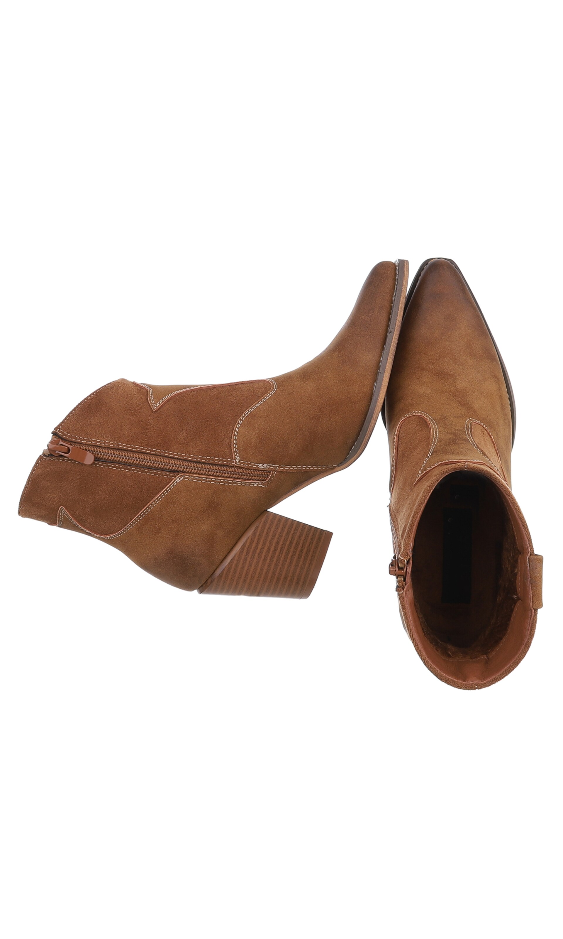 Ital-Design Cowboystiefel in Beige