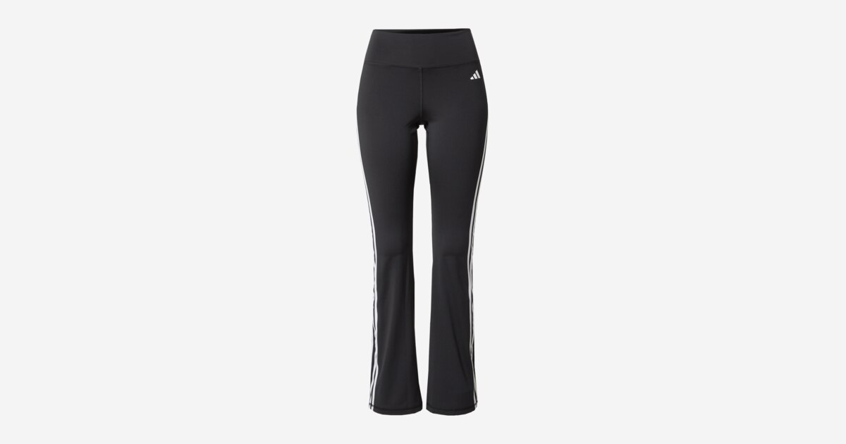 ADIDAS PERFORMANCE Flared Workout Pants Essentials in Black ABOUT YOU