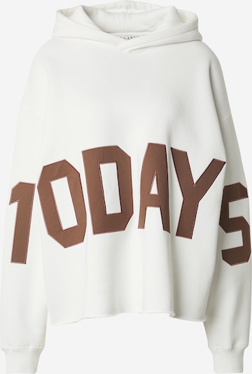 10Days Sweater majica u ecru/prljavo bijela / smeđa, Pregled proizvoda