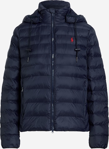 Polo Ralph Lauren Přechodná bunda – modrá: přední strana