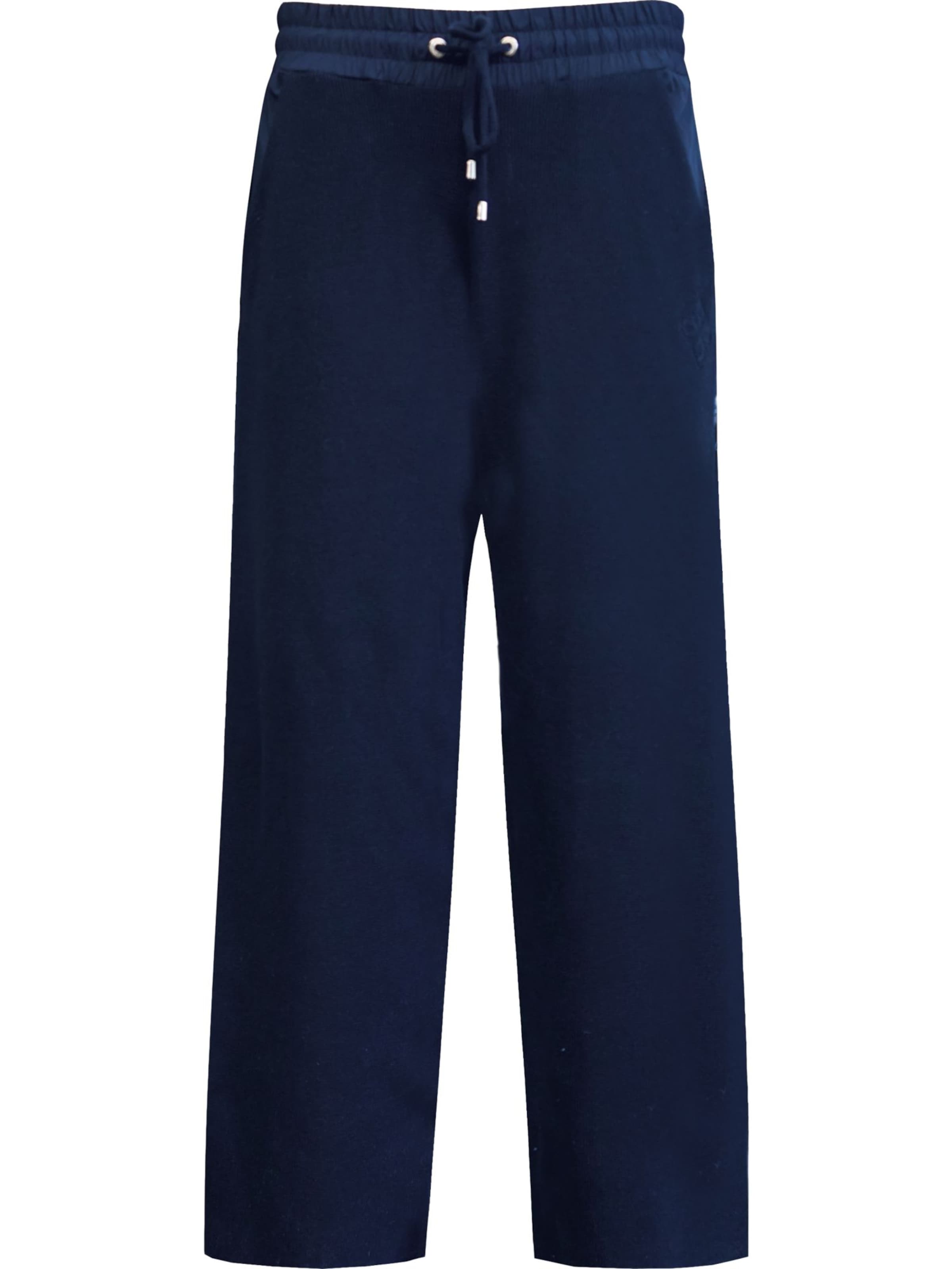 Carlo Colucci Trousers in Blue: front