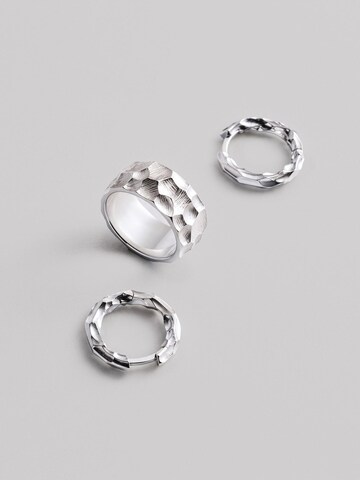 Bague 'CRATERS' REYTEL en argent