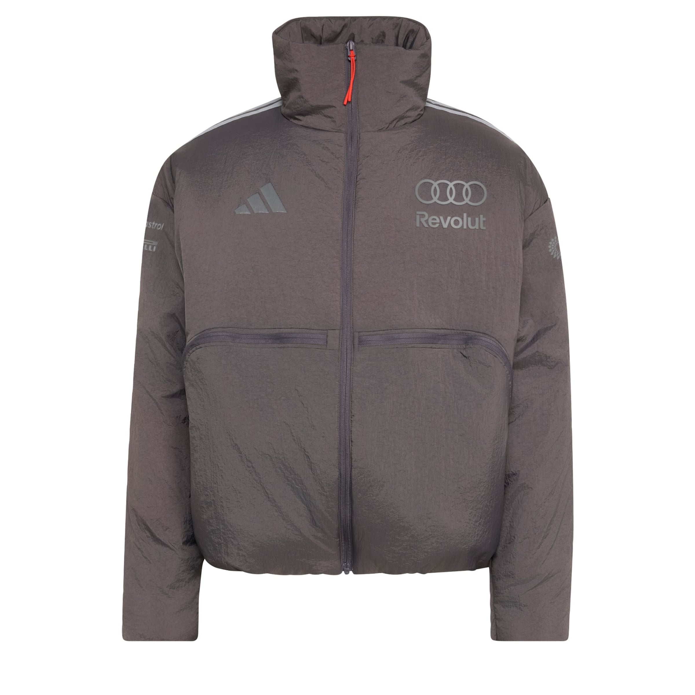 ADIDAS PERFORMANCE Sports jacket 'Audi Formula One Team Engineers And Marketing' in Grey / Muddy coloured, Item view