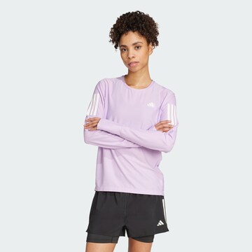 ADIDAS PERFORMANCE Функциональная футболка 'Own The Run' в Лиловый: спереди