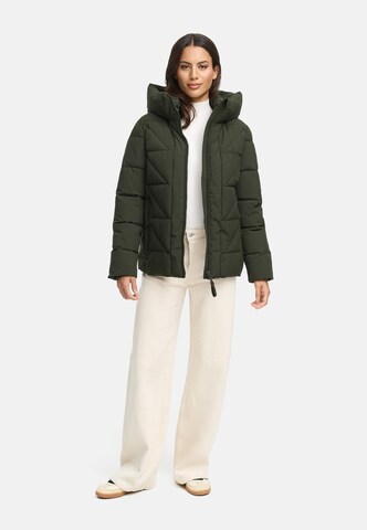 Veste d’hiver 'Kuschelnasee 16' MARIKOO en vert