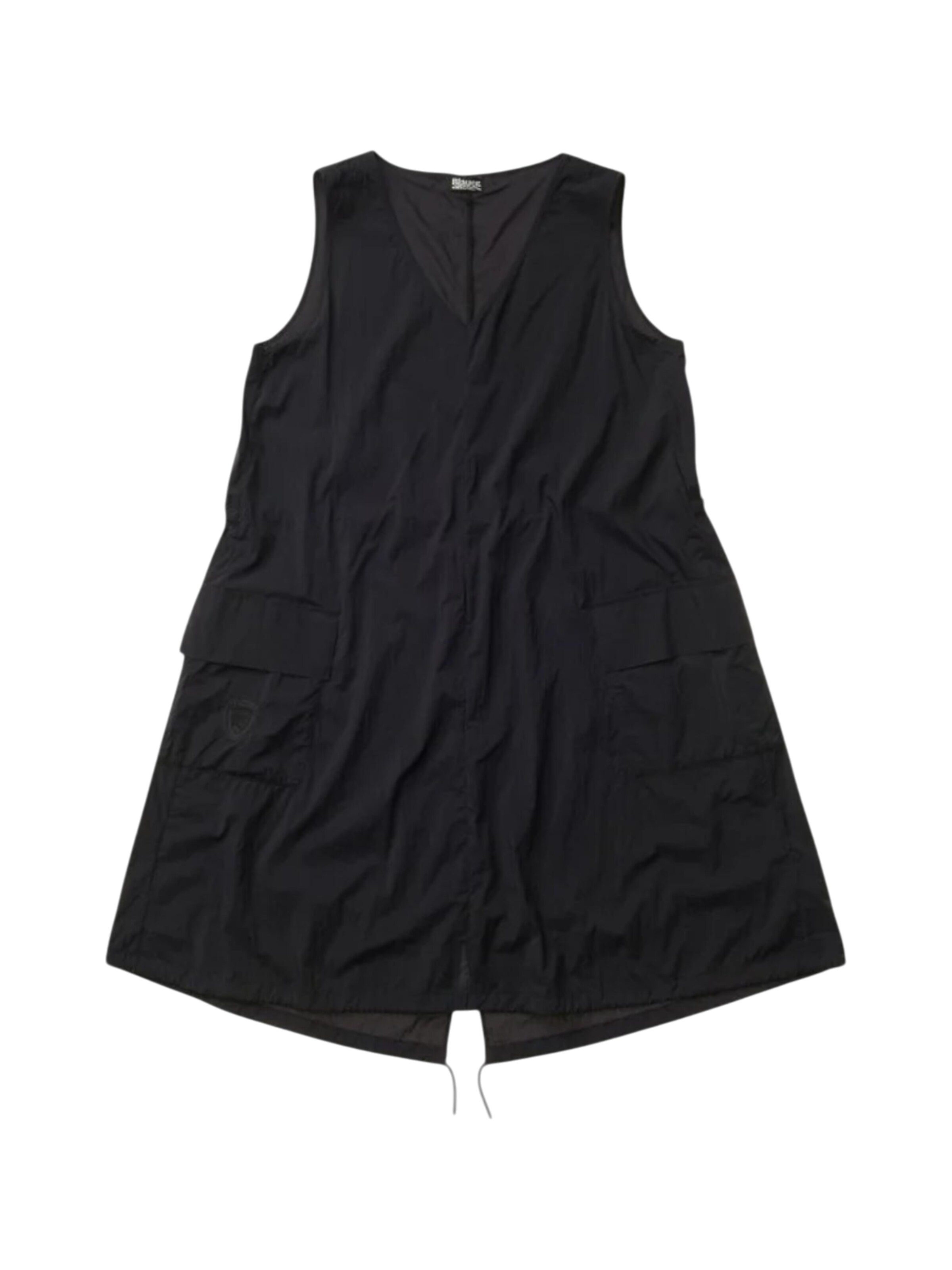 Blauer Cocktailkleid‌‌‌‌‌‌‌‌ in Schwarz: Vorderseite