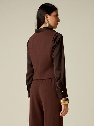 oltre Gilet in Bruin