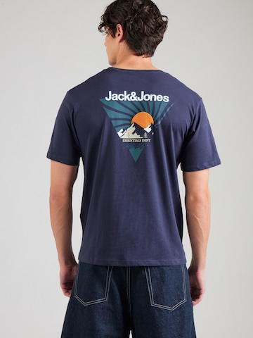 Tricou 'JJMINE' de la JACK & JONES pe albastru: față