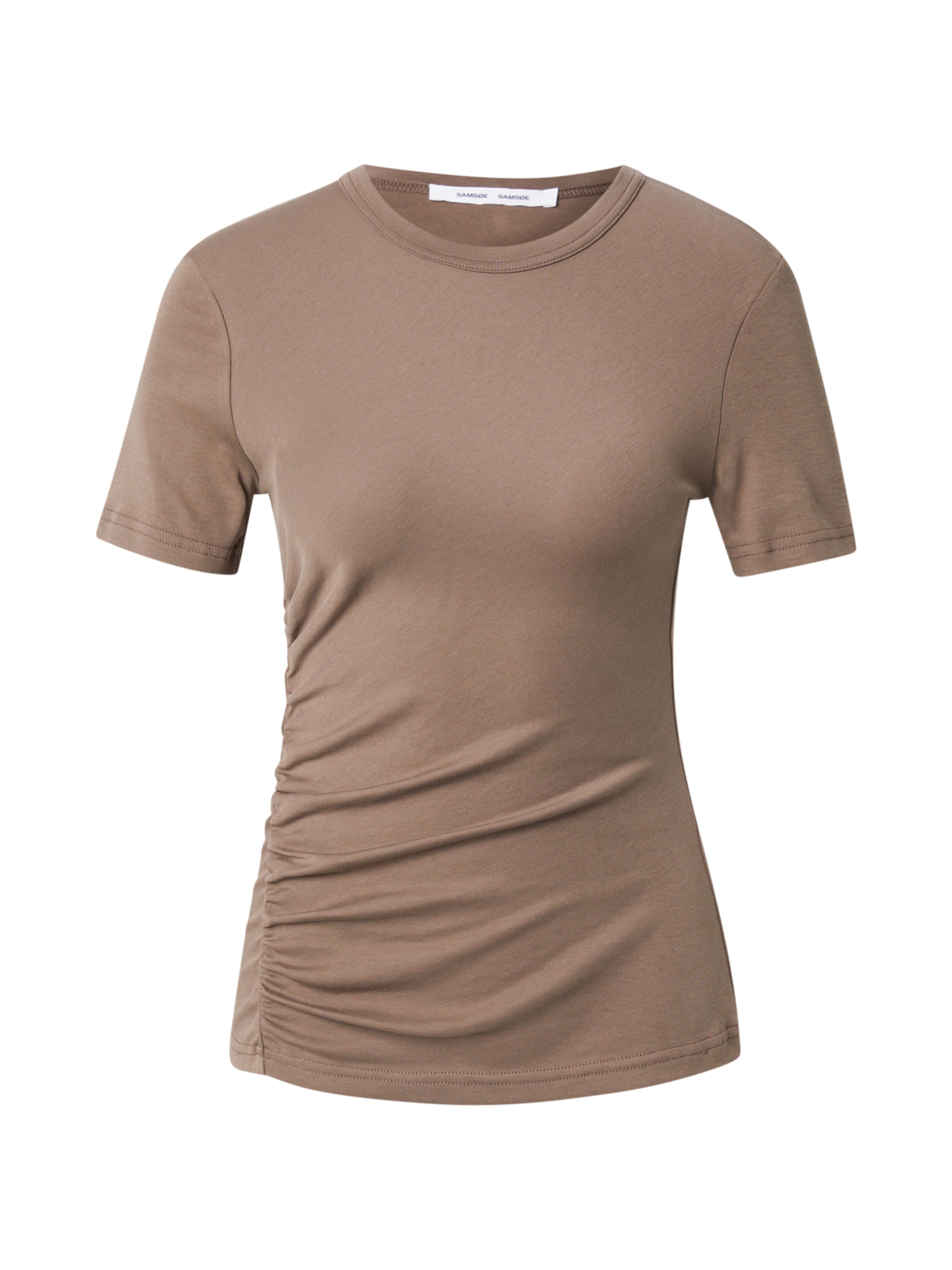 Samsøe Samsøe Футболка 'Saevelyn' в Коричневый: спереди