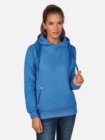 salzhaut Sweatshirt 'SÜNN' in Blue: front