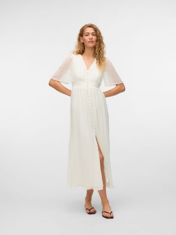 VERO MODA Shirt dress 'VMDora' in White: front