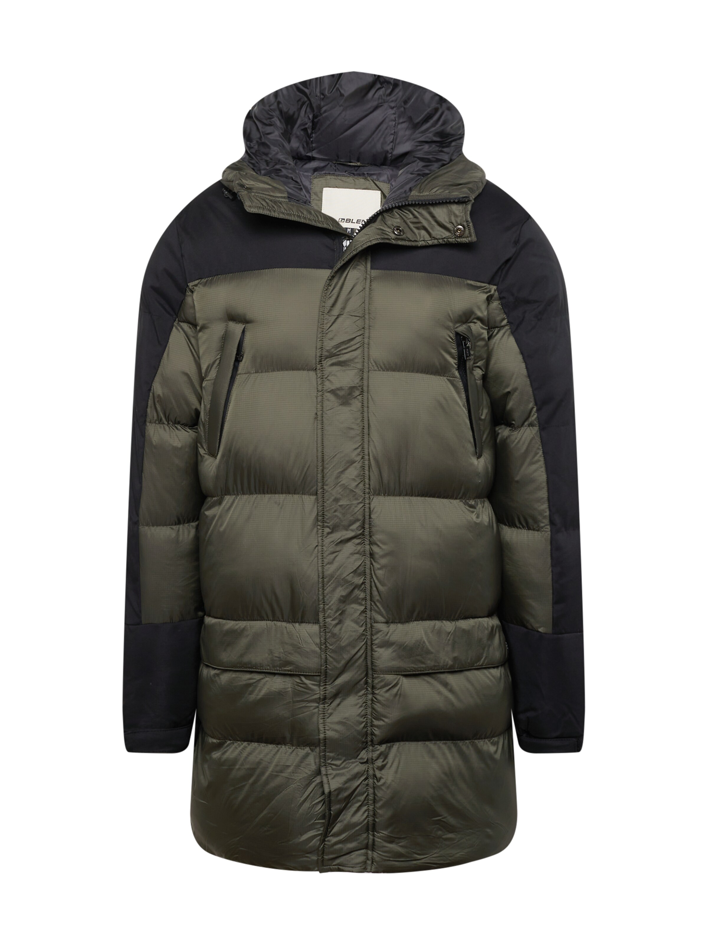 BLEND - Casaco de inverno em verde: frente