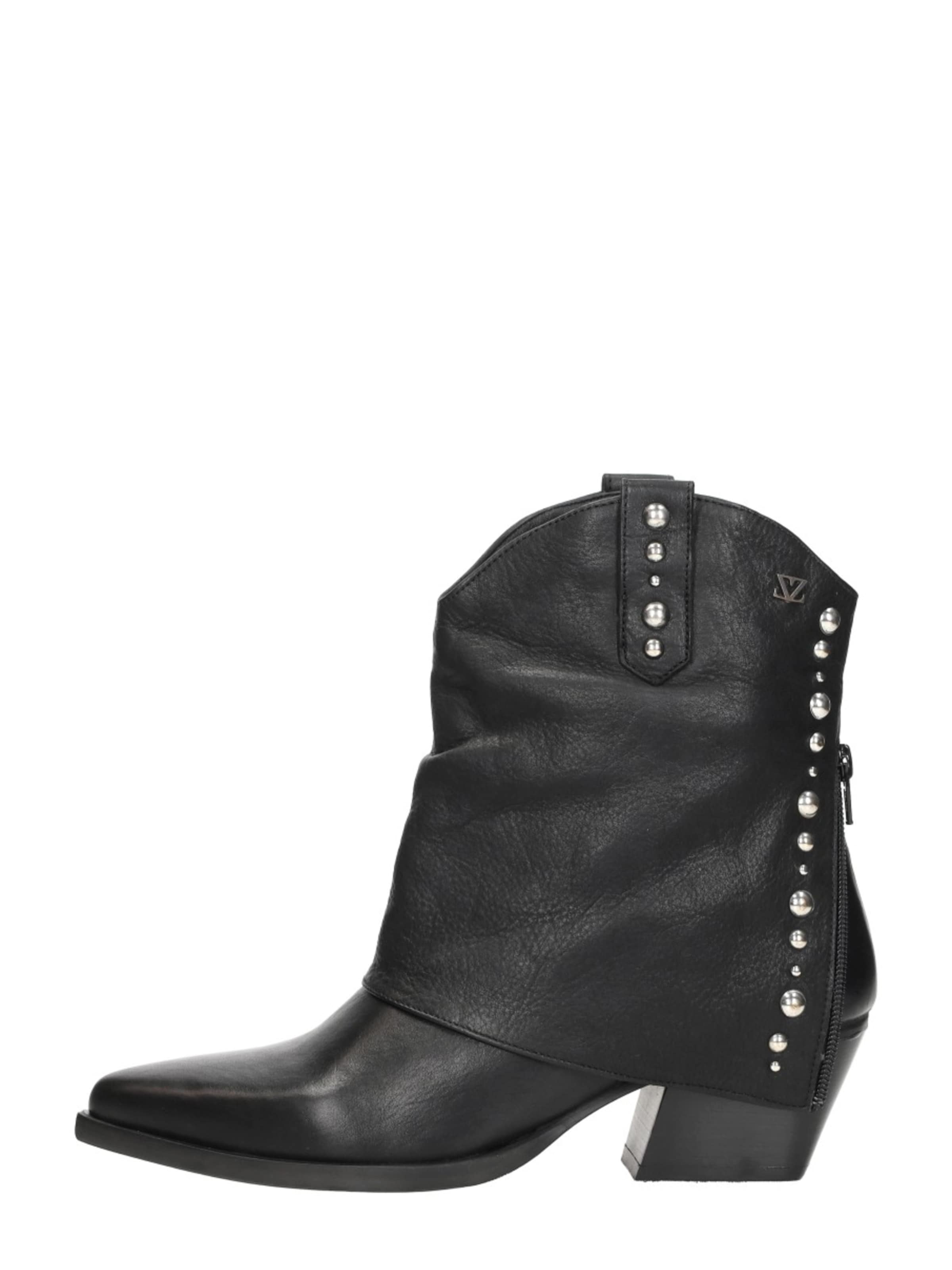 LAZAMANI Boots 'Yara' in Zwart: voorkant