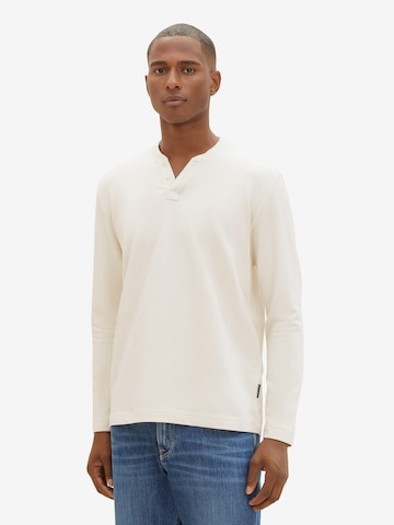 TOM TAILOR Shirt in White: front