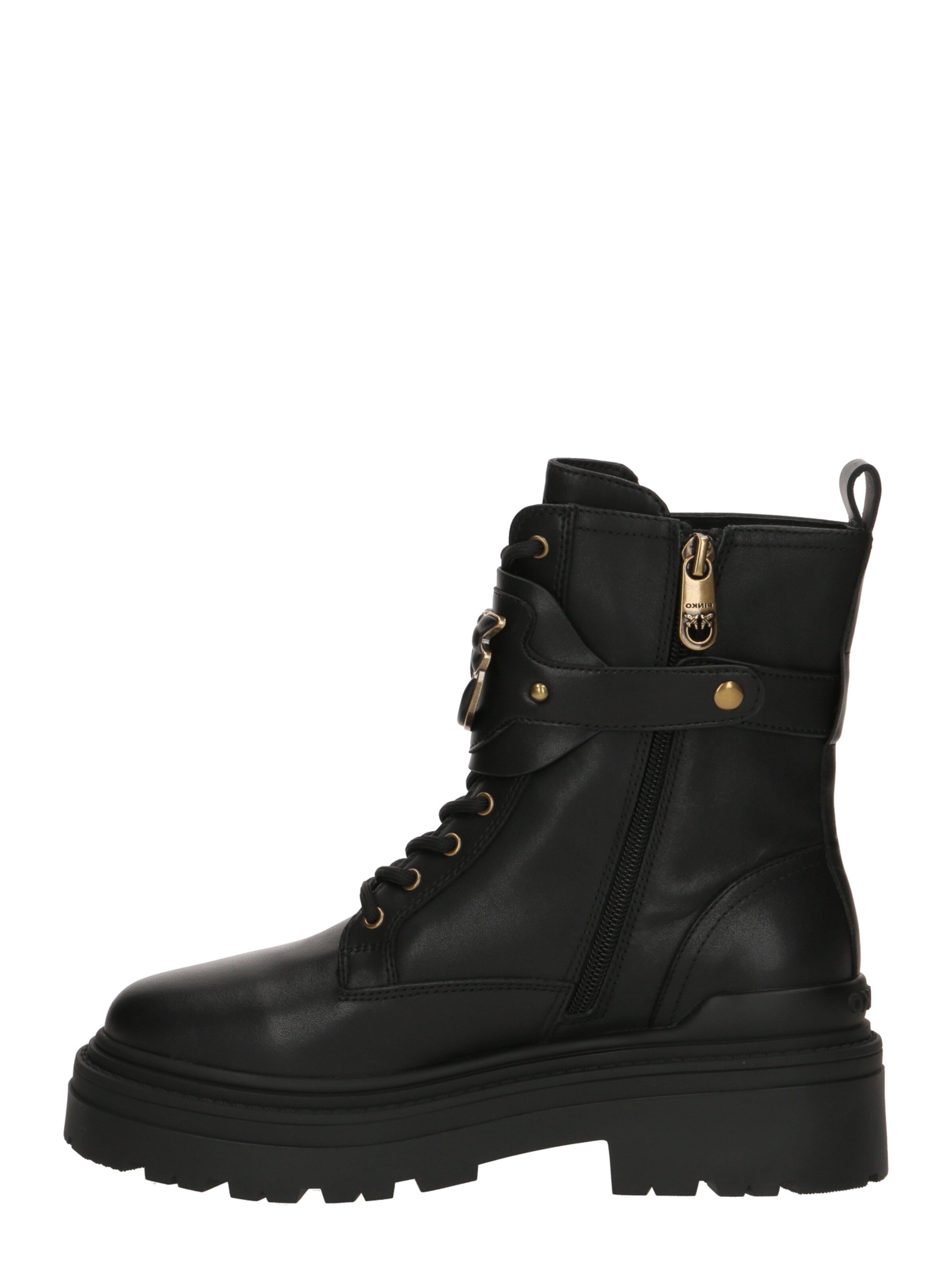 PINKO Botki sznurowane 'MIA 07' w kolorze czarny