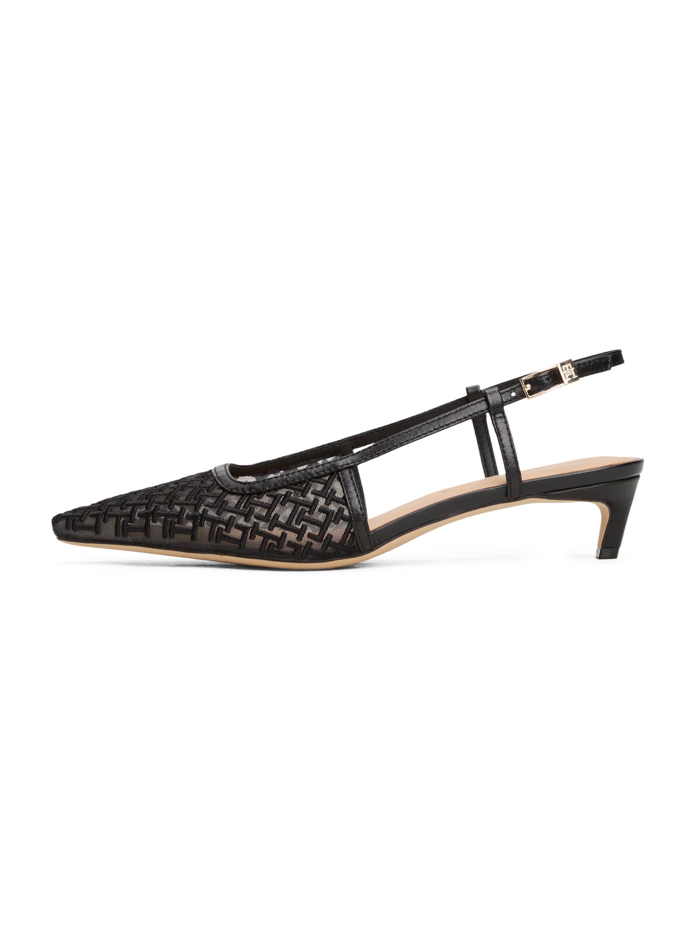 TOMMY HILFIGER Slingback pumps in Black: front