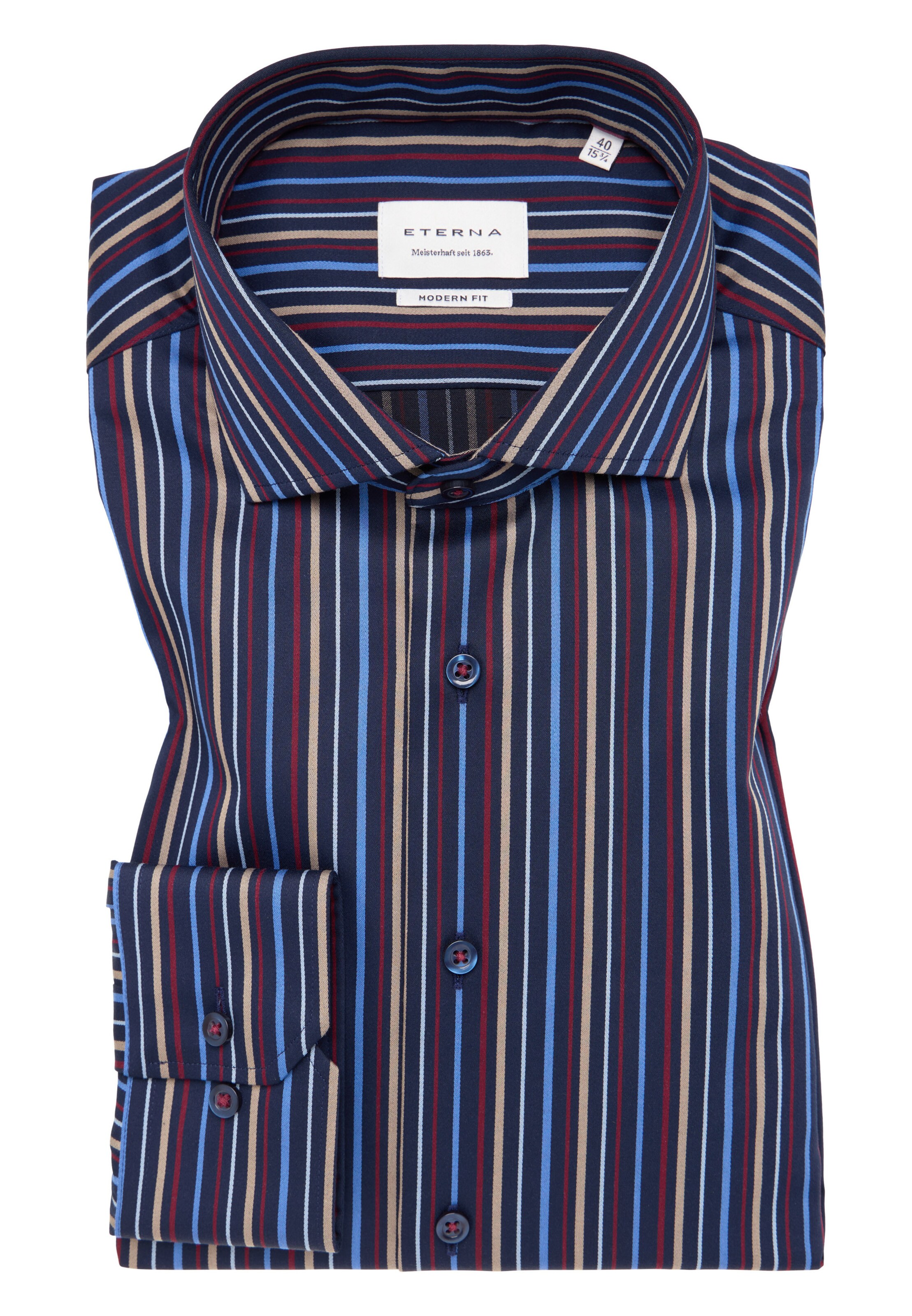 ETERNA Regular fit Button Up Shirt in Mixed colors