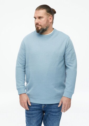 s.Oliver Men Big Sizes Sweatshirt in Blau: Vorderseite