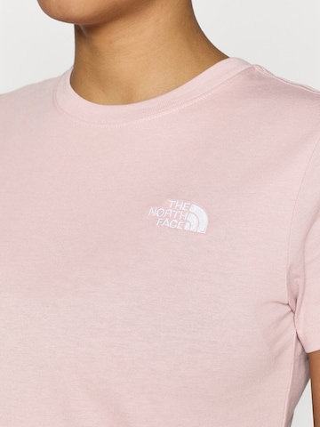 THE NORTH FACE Μπλουζάκι 'Evolution Simple Dome' σε ροζ