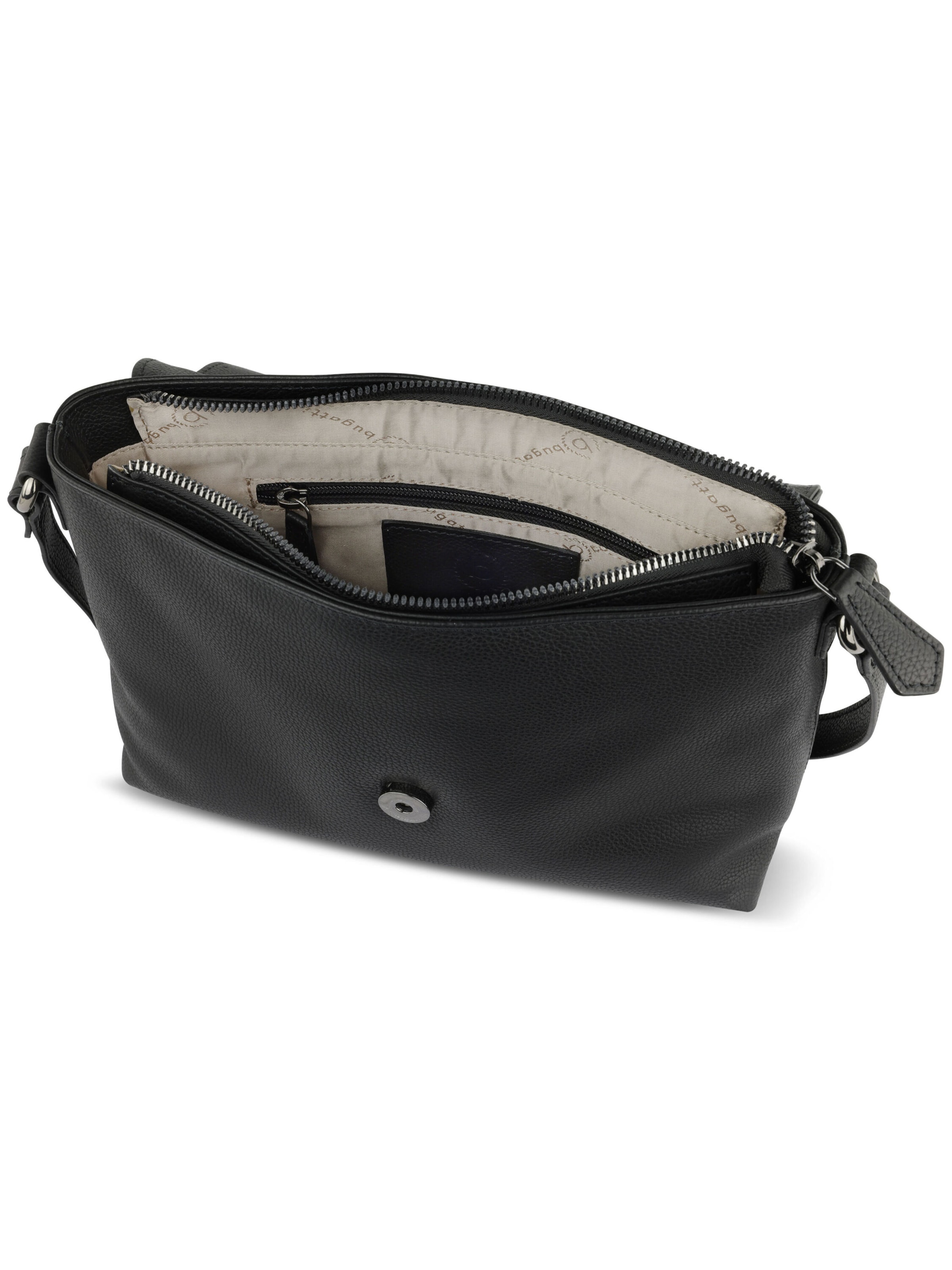 bugatti Schultertasche 'Bella' in Schwarz