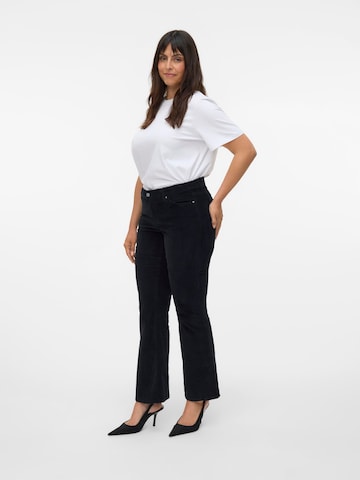 Vero Moda Curve Flared Trousers 'VMCSIRI' in Black