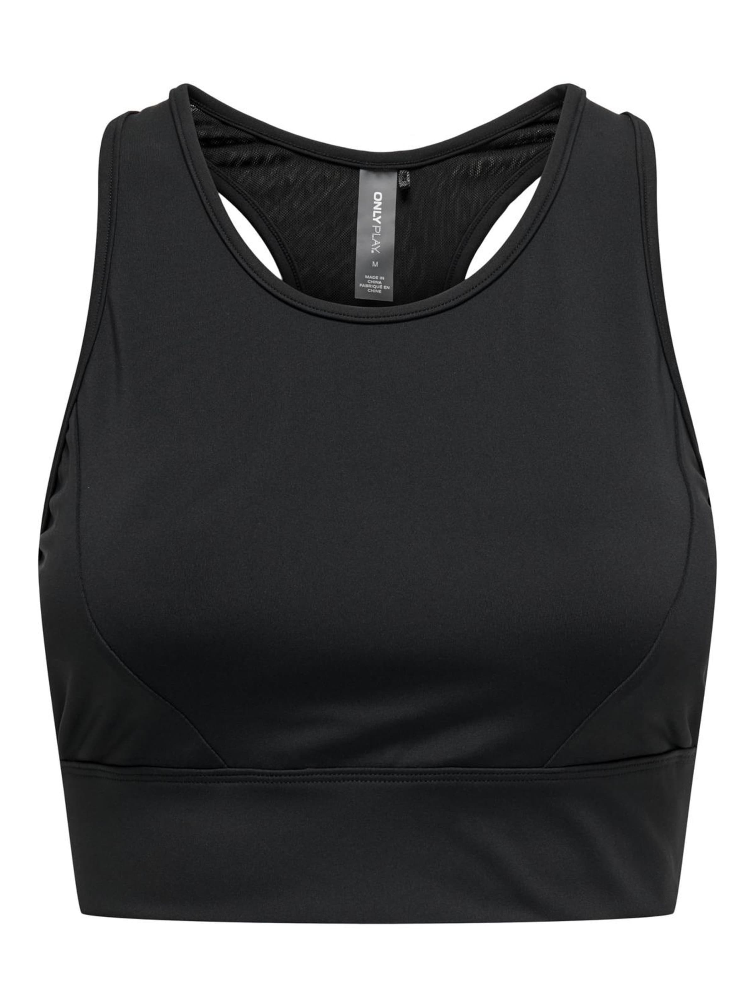 ONLY PLAY - Bustier Sujetador deportivo en negro: frente