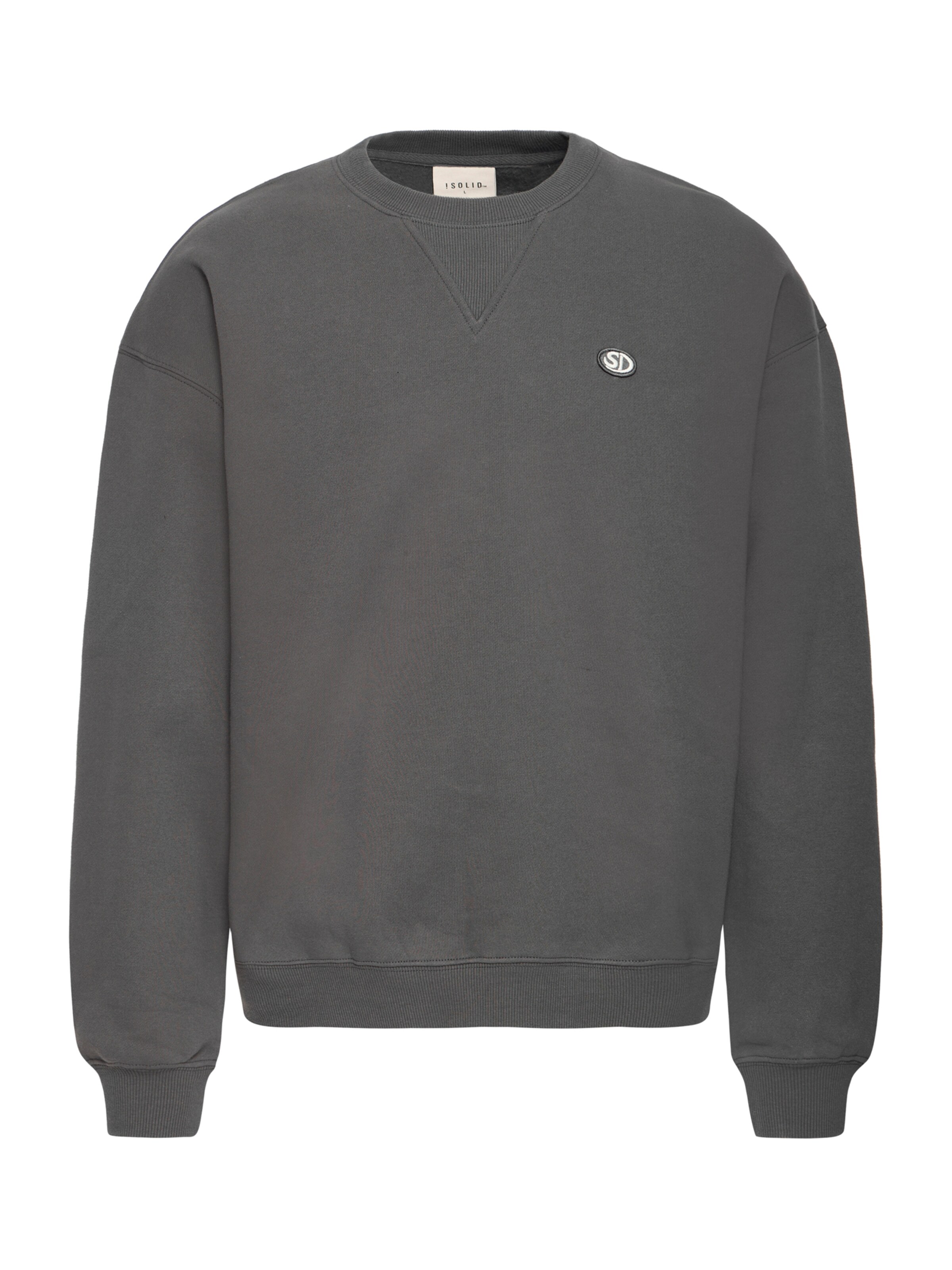 Sweat-shirt 'SDVARRO' !Solid en gris : devant