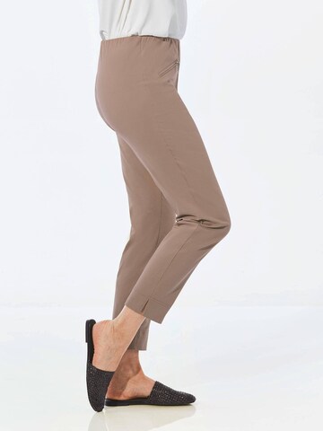 Goldner Tapered Trousers 'LOUISA' in Beige