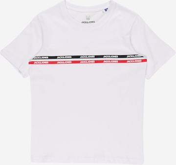 Jack & Jones Junior T-Shirt 'GAVIN' in Weiß: predná strana