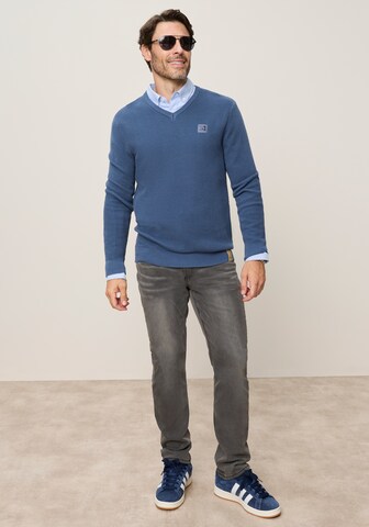 Man's World Pullover in Blau