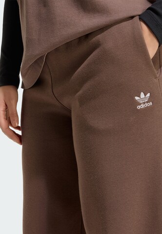 Wide leg Pantaloni 'Essentials' de la ADIDAS ORIGINALS pe maro