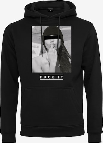 MT Men Sweatshirt 'F#kit' in Zwart: voorkant