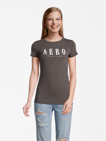 AÉROPOSTALE Shirt 'STARS' in Grey: front