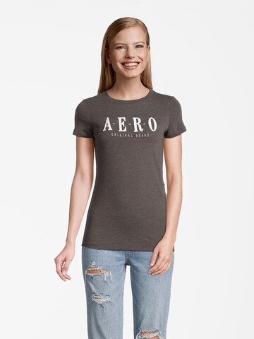 T-shirt 'STARS' AÉROPOSTALE en gris : devant