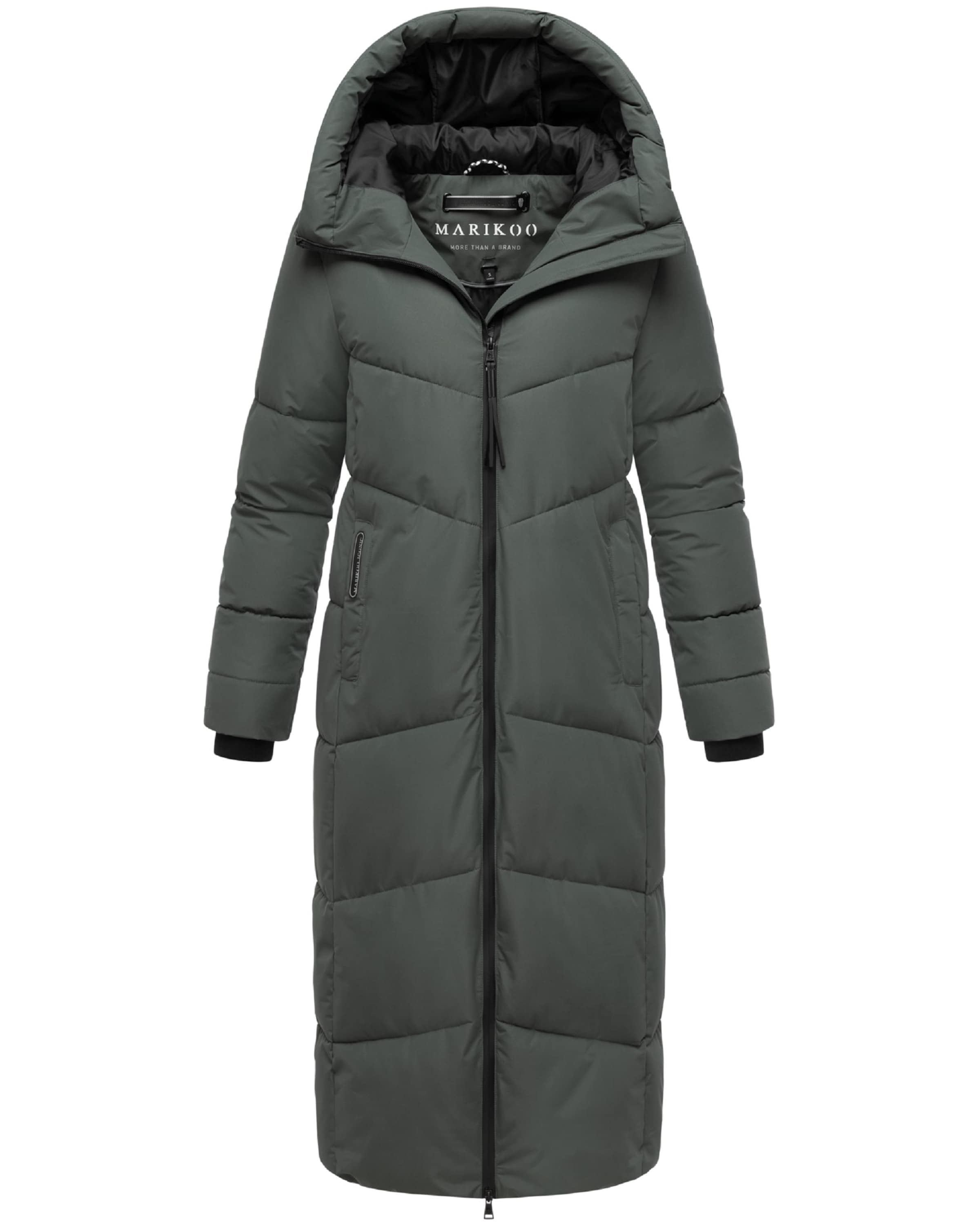 MARIKOO Wintermantel 'Firella XVI' in Grijs
