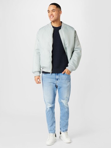 Pull-over 'OCTAVIAN' SELECTED HOMME en bleu