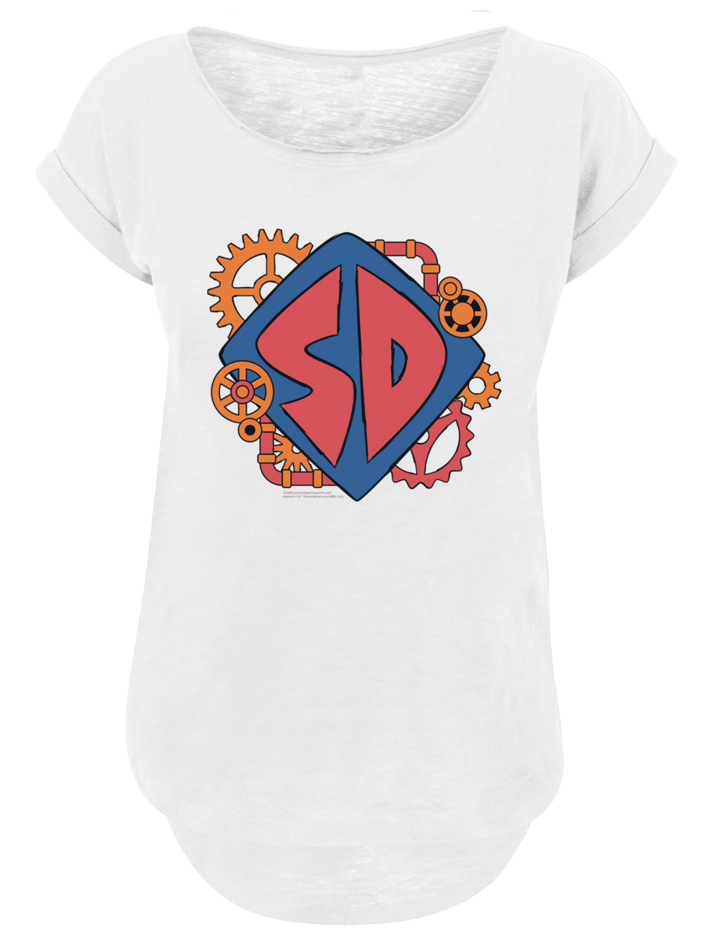 F4NT4STIC Shirt in Wit: voorkant