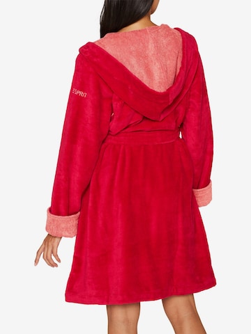 ESPRIT Short Bathrobe in Red