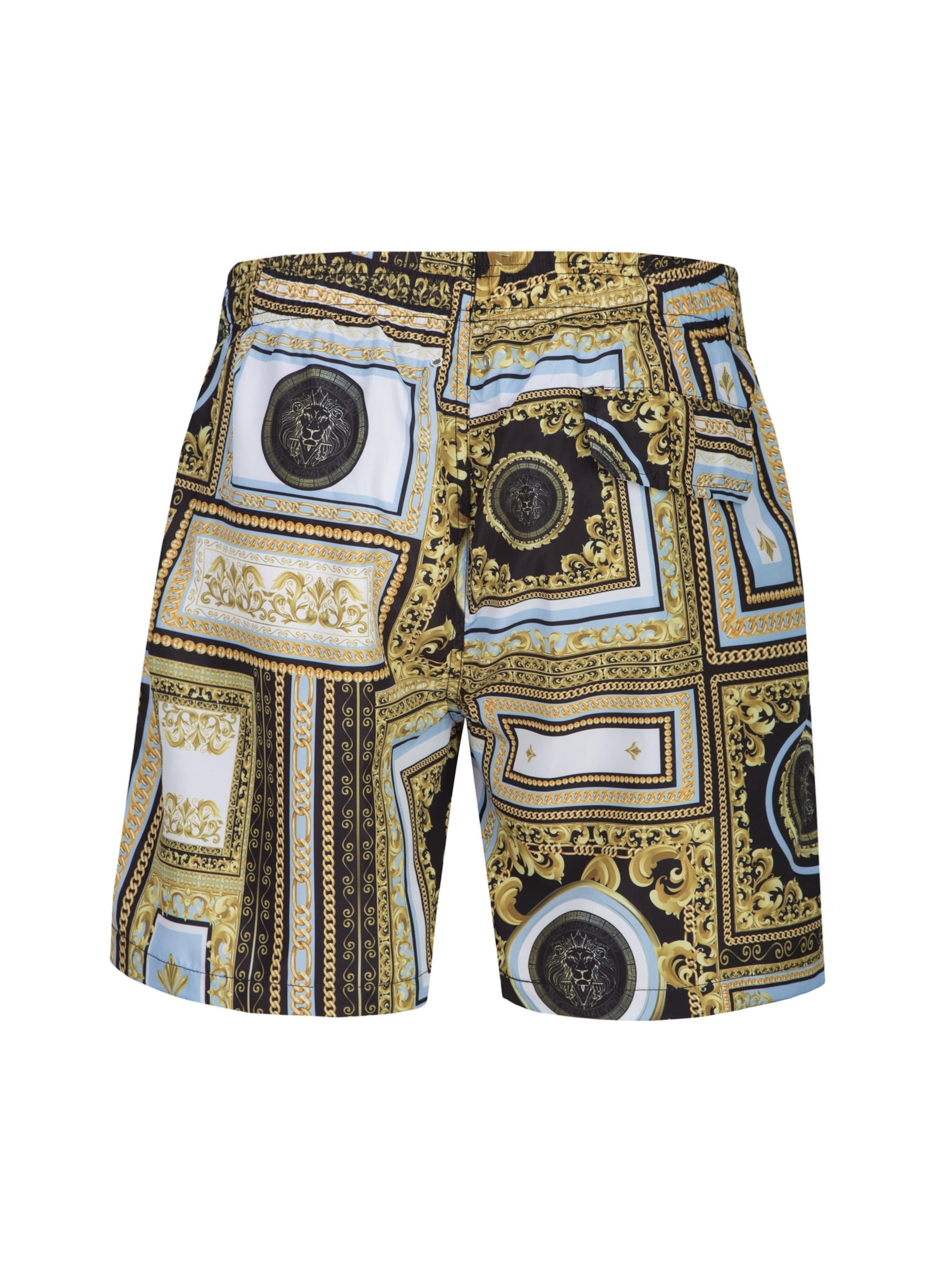 19V69 ITALIA Swimming shorts 'Siro Old Baroque' in Mixed colours