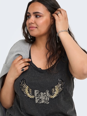 ONLY Carmakoma Top - fekete