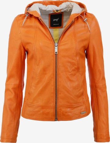 Maze Between-Season Jacket 'Keys' in Orange: front